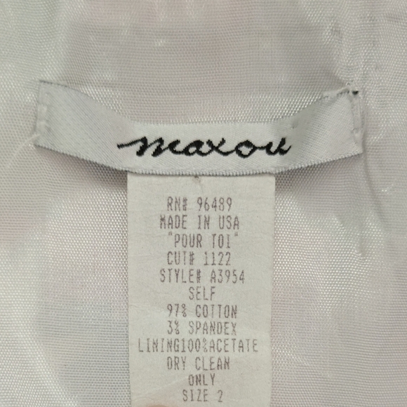 Vintage Floral Print Pencil Skirt Made In USA Cotton Beaded Detail - Picture 5 of 5